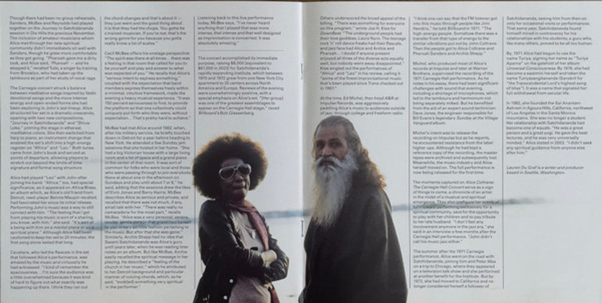 Alice Coltrane – The Carnegie Hall Concert (2-LP Vinyl) Vinyl Record