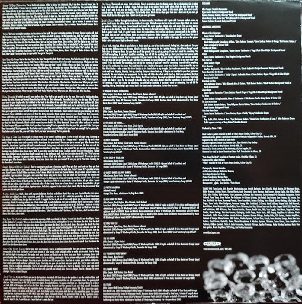 Alice Cooper – Dirty Diamonds (Red Blood LP Vinyl) Vinyl Record