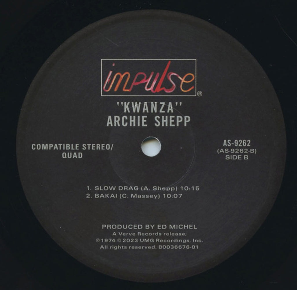 Archie Shepp – Kwanza (LP Vinyl) Vinyl Record