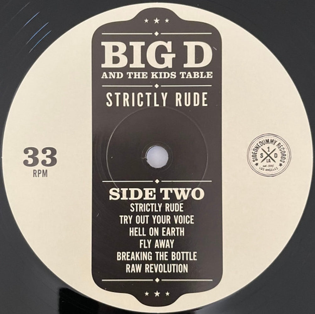 Big D and The Kids Table – Strictly Rude (2-LP Vinyl) Vinyl Record