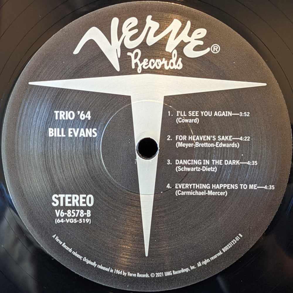 Bill Evans – Bill Evans: Trio 64 (LP Vinyl) Vinyl Record