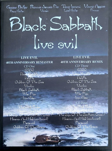 Black Sabbath – Live Evil: 40th Anniversary (4-CD) Music CD