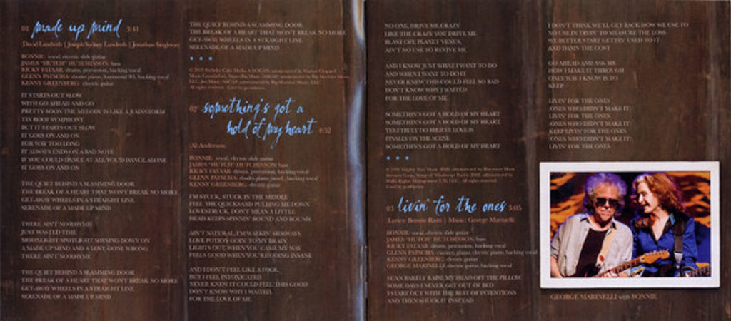 Bonnie Raitt – Just Like That... Music CD