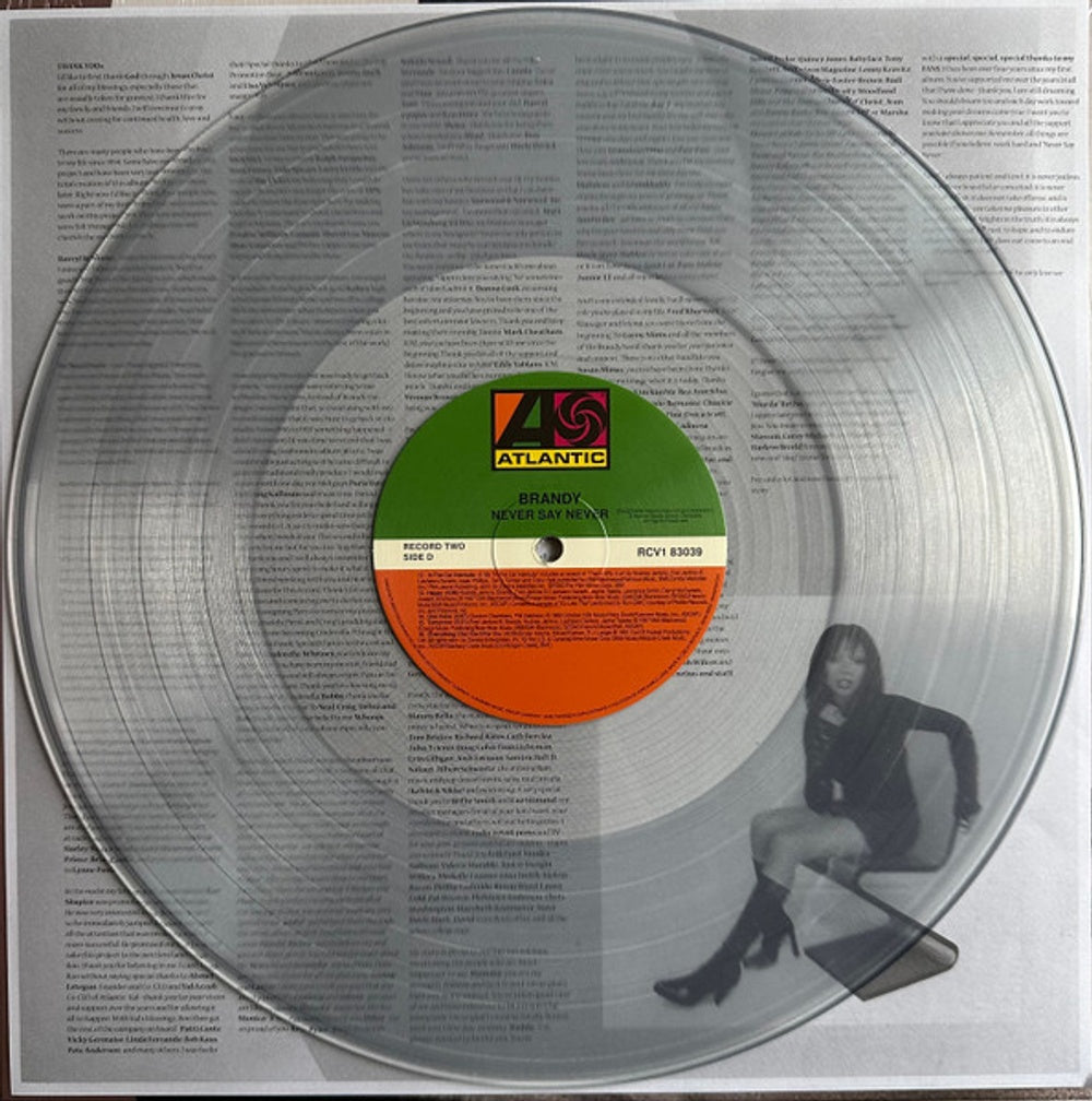 Brandy – Never Say Never (2-LP Vinyl) Vinyl Record