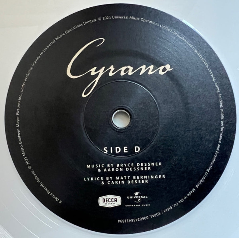 Bryce Dessner & Aaron Dessner – Cyrano: Original Motion Picture Soundtrack (2-LP Vinyl) Vinyl Record