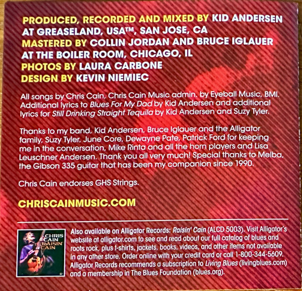 Chris Cain – Good Intentions Gone Bad Music CD