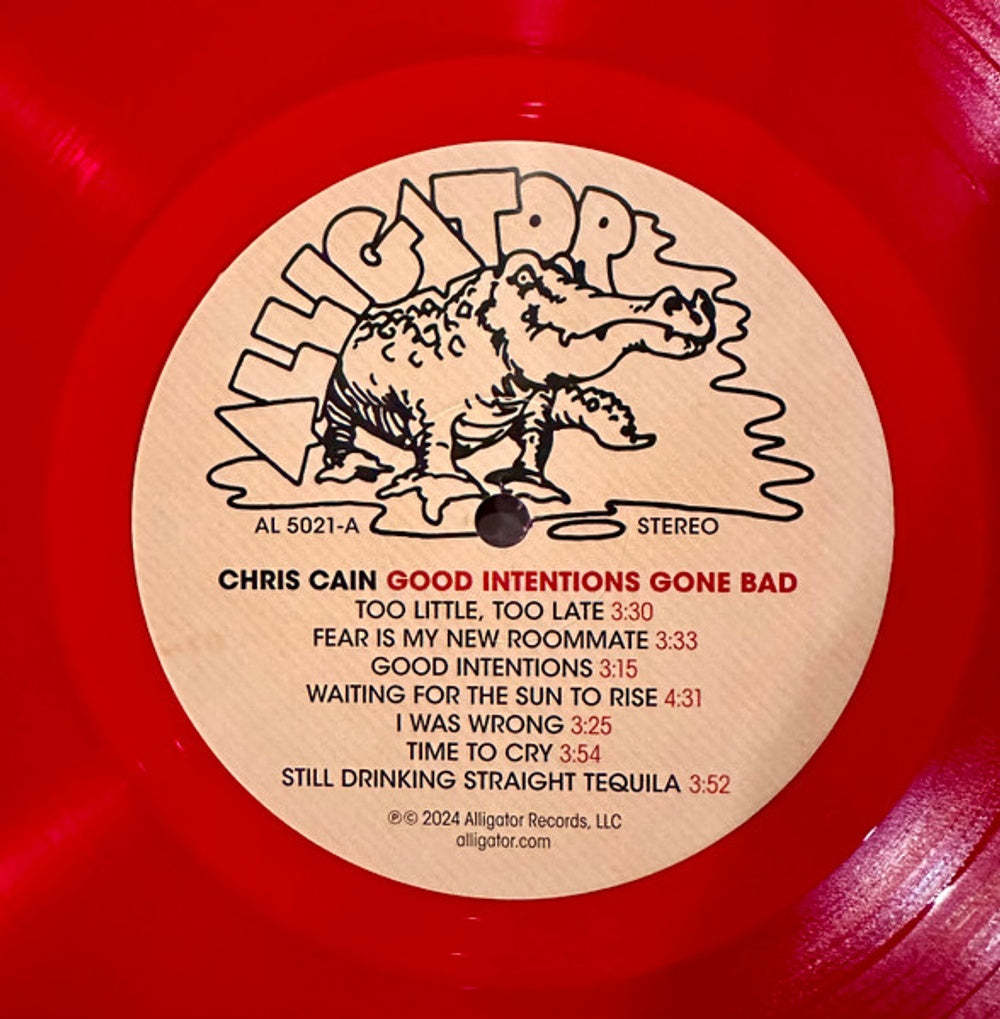 Chris Cain – Good Intentions Gone Bad (LP Red Vinyl) Vinyl Record