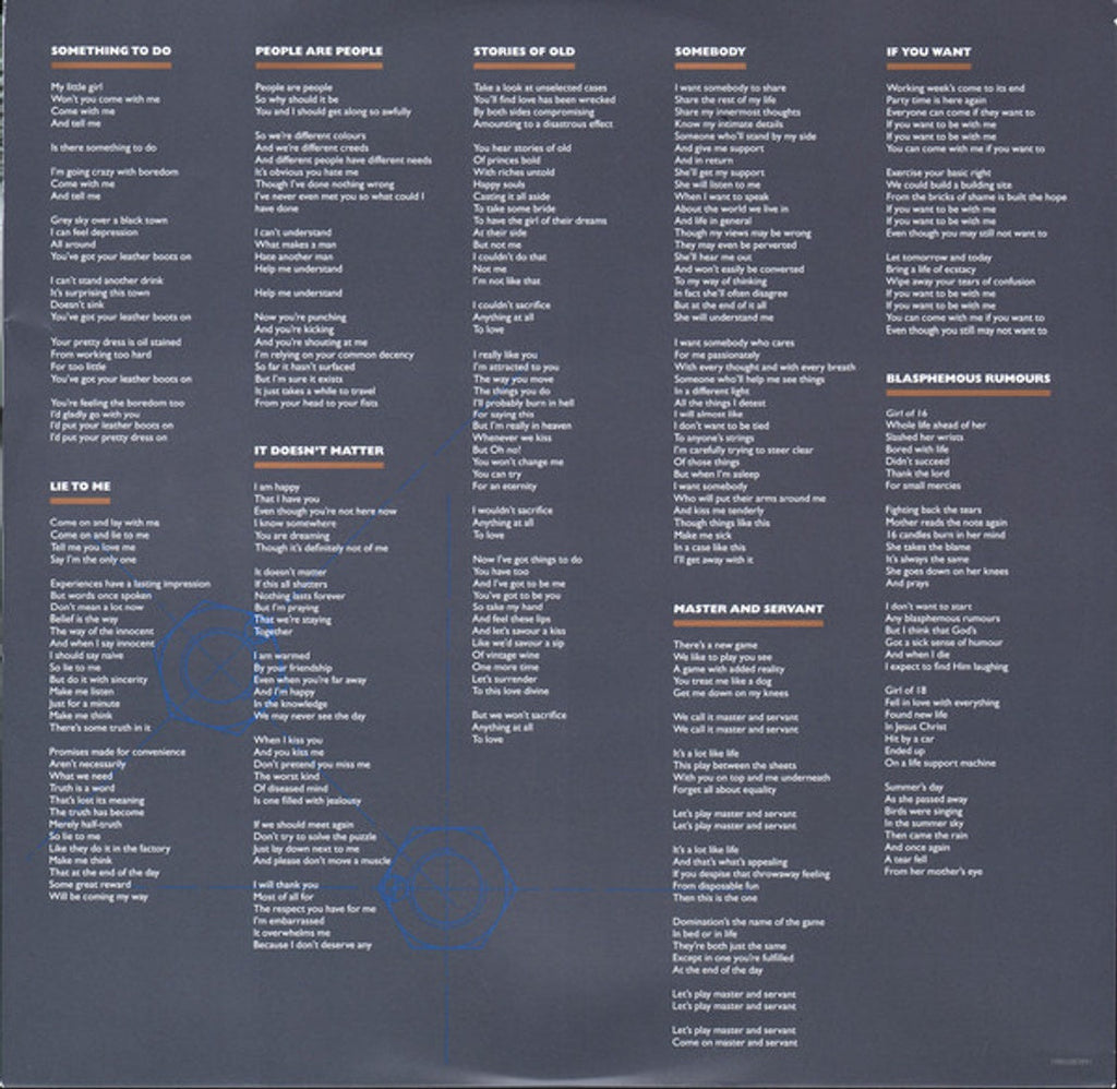 Depeche Mode – Some Great Reward (LP Vinyl) Vinyl Record