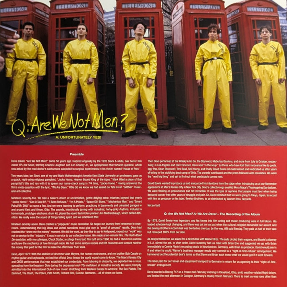 Devo – Q: Are We Not Men? (LP Vinyl) Vinyl Record