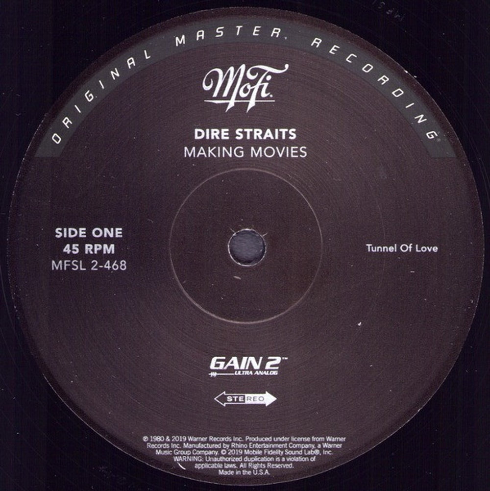 Dire Straits – Making Movies (Mobile Fidelity 2-LP Vinyl) Vinyl Record