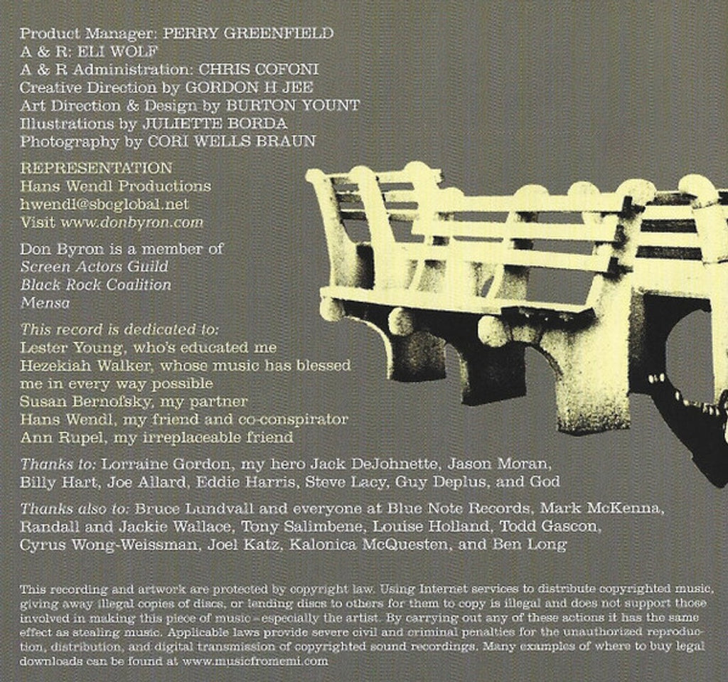Don Byron – Ivey-Divey Music CD
