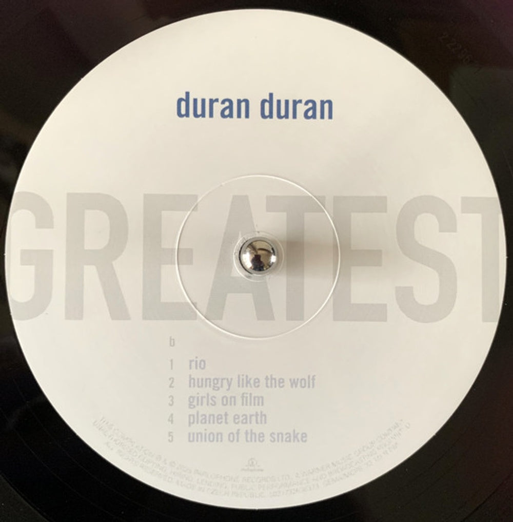 Duran Duran – Greatest (2-LP Vinyl) Vinyl Record