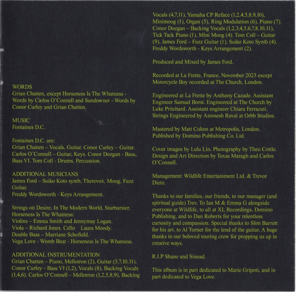Fontaines D.C. – Romance Music CD