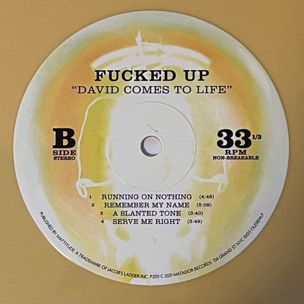 Fucked Up – Comes To Life (2-LP Yellow Vinyl) Vinyl Record