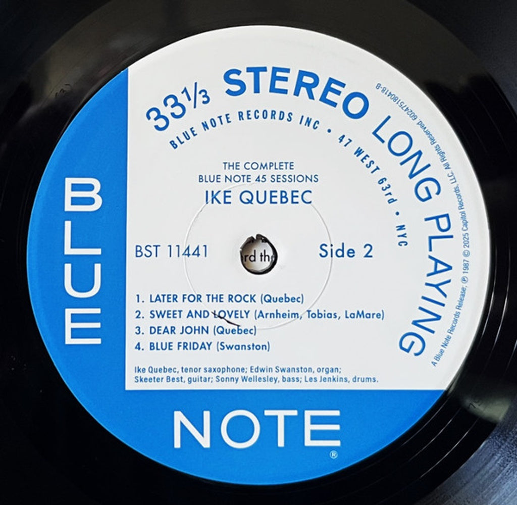Ike Quebec – Complete 45 Sessions (3-LP Vinyl) Vinyl Record