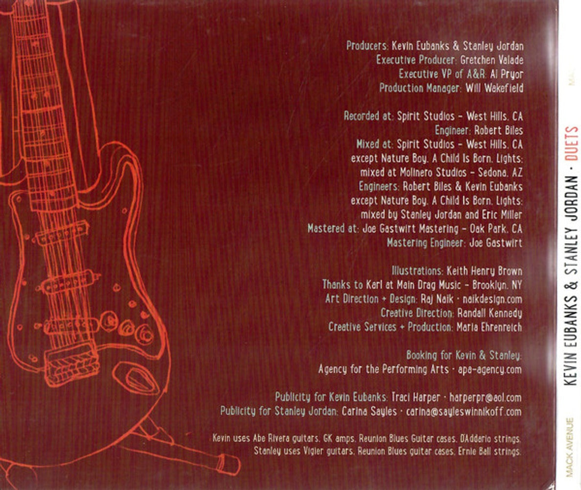 Kevin Eubanks & Stanley Jordan – Duets Music CD