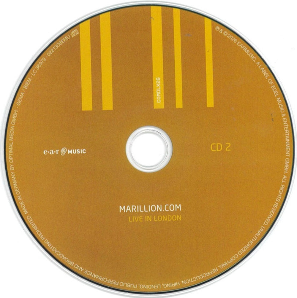 Marillion – Marillion.com (3-CD + Blu-ray) Music CD