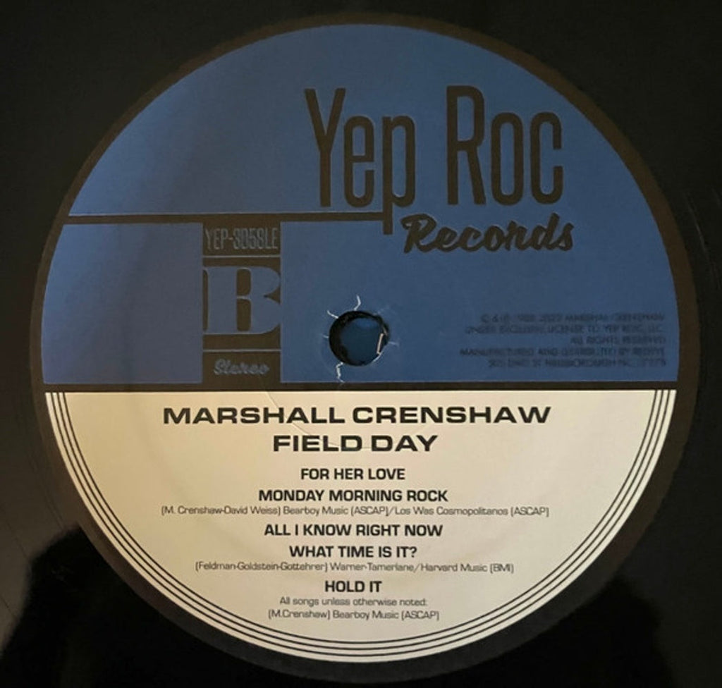 Marshall Crenshaw – Field Day (2-LP Vinyl) Vinyl Record