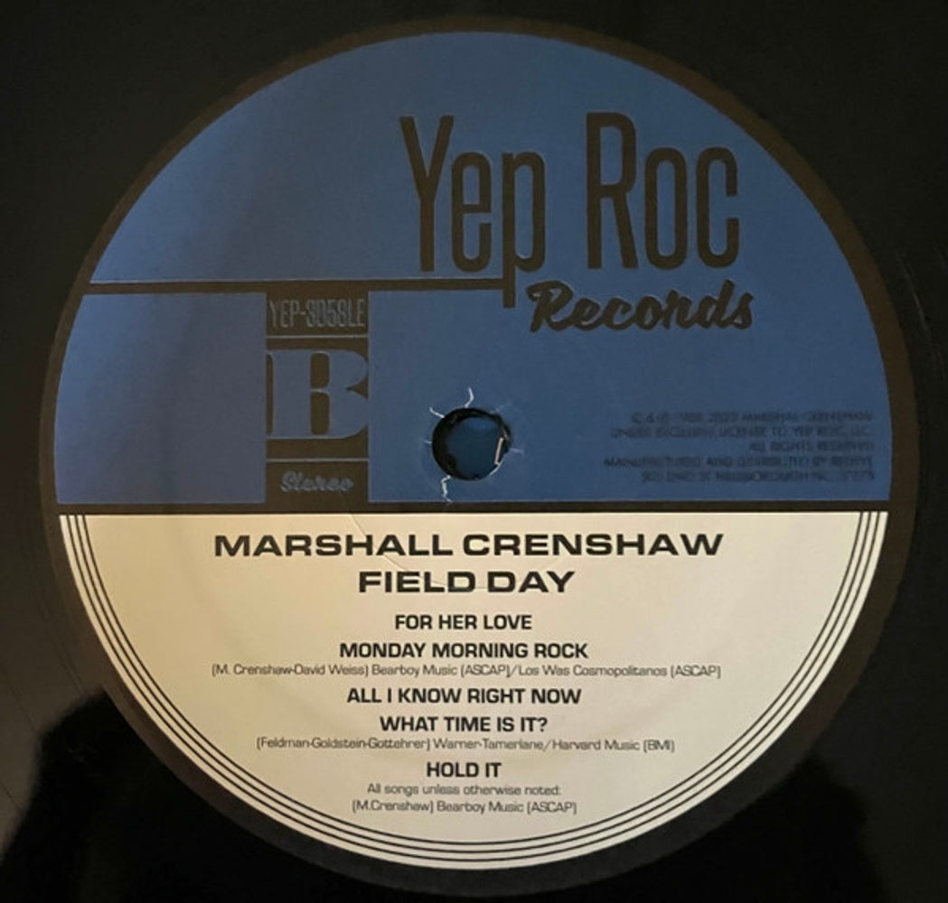 Marshall Crenshaw – Field Day (2-LP Vinyl) Vinyl Record