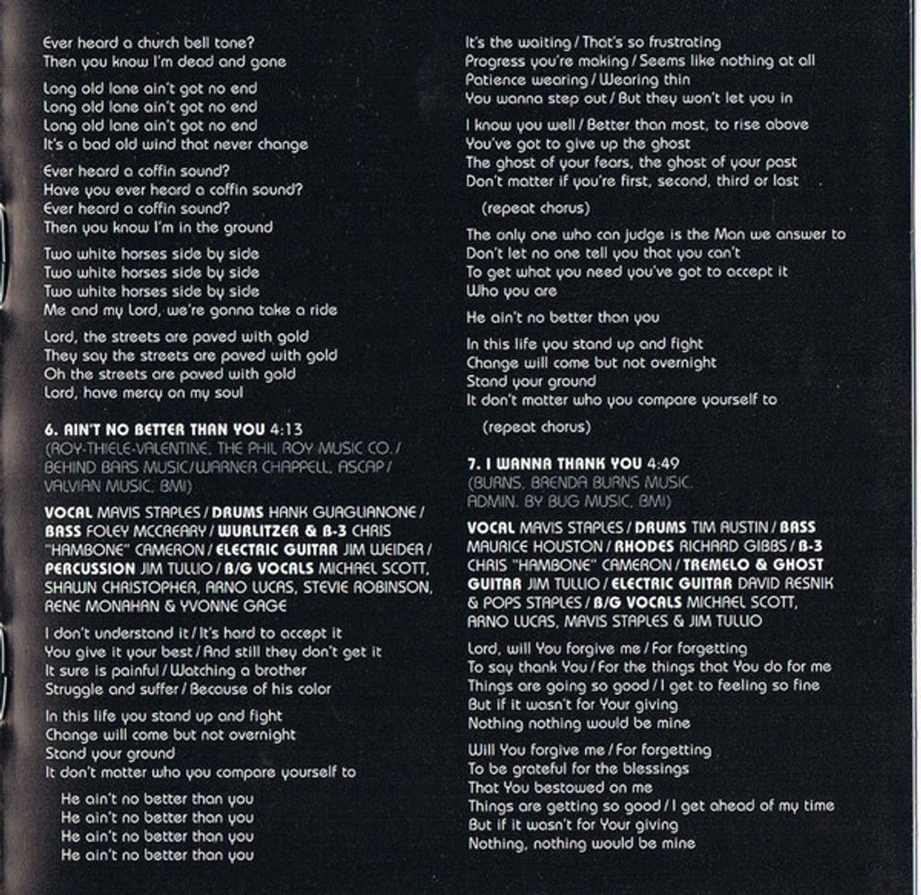 Mavis Staples – Have a Little Faith Music CD