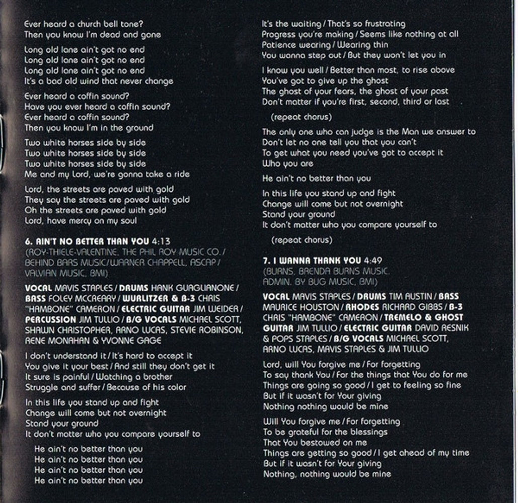 Mavis Staples – Have a Little Faith Music CD