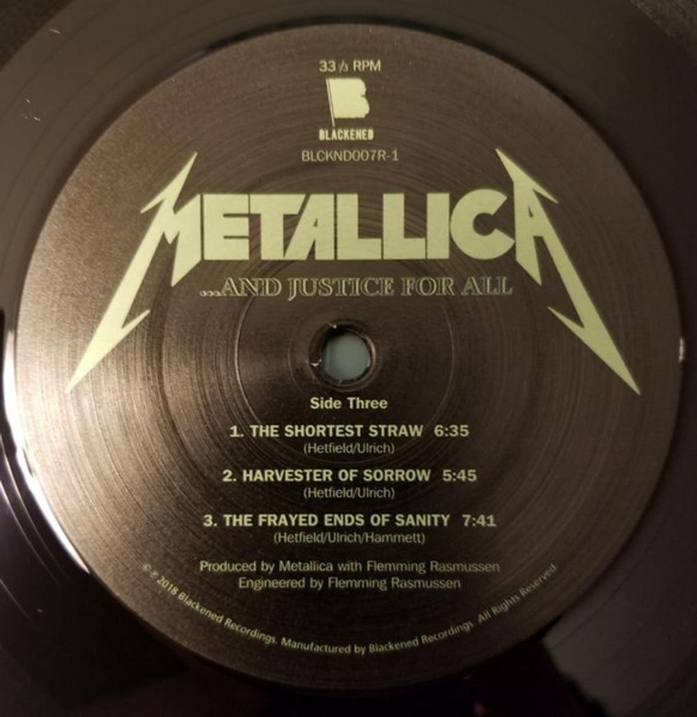 Metallica – ...And Justice For All: Remastered (2-LP Vinyl) Vinyl Record