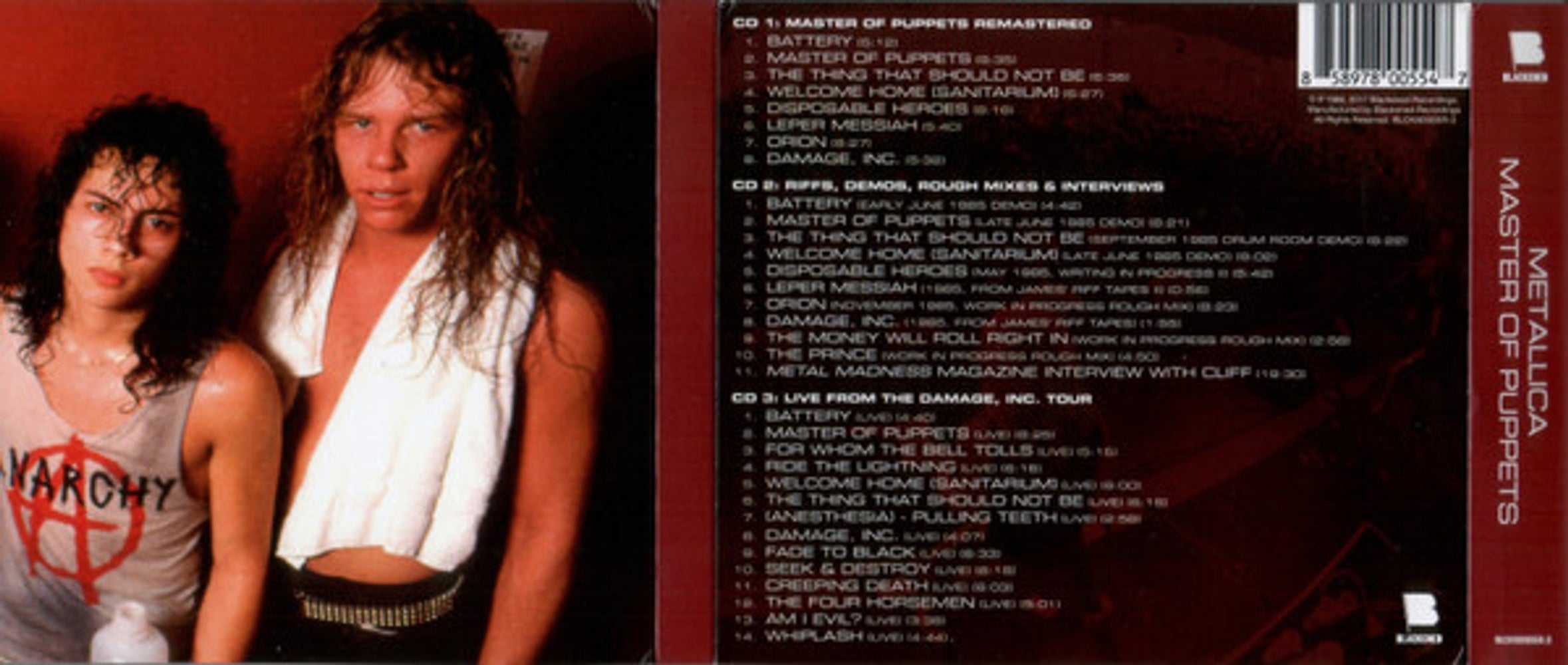 Metallica – Master Of Puppets (3-CD) Music CD