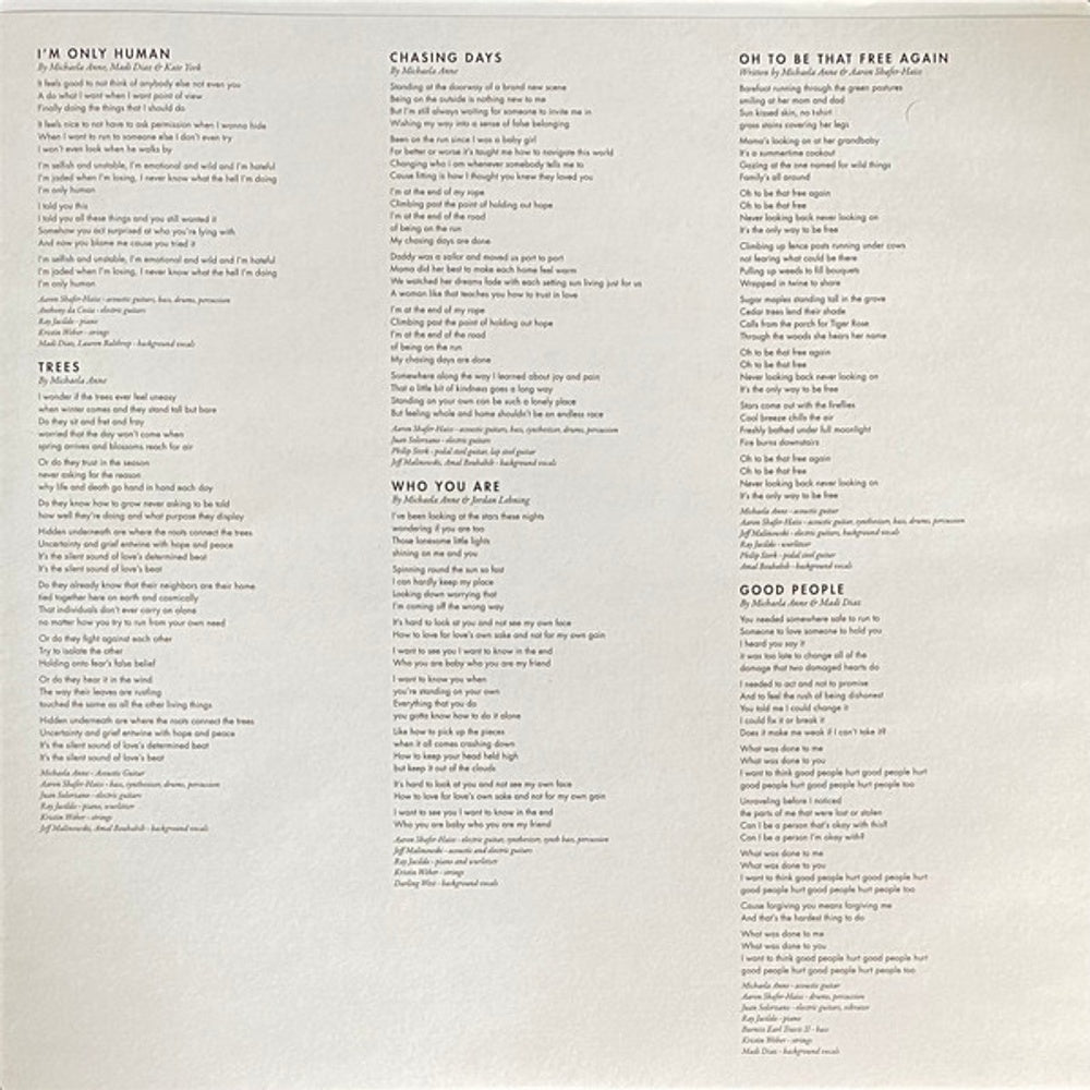 Michaela Anne – Oh To Be That Free (LP Clear Vinyl) Vinyl Record