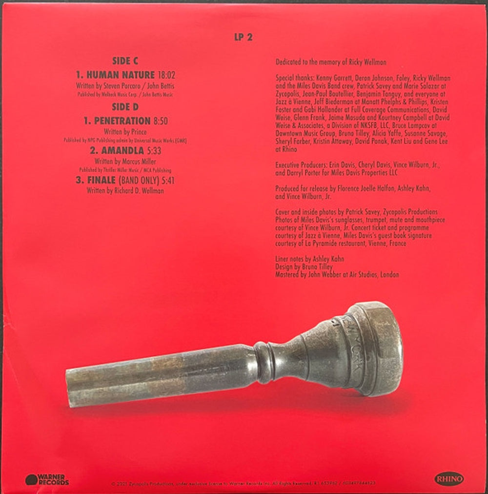 Miles Davis – Merci Miles Live At Vienne (2-LP Vinyl) Vinyl Record