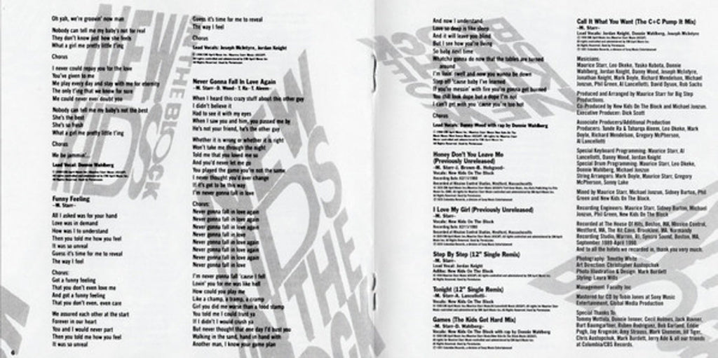 New Kids On The Block – Step By Step Music CD