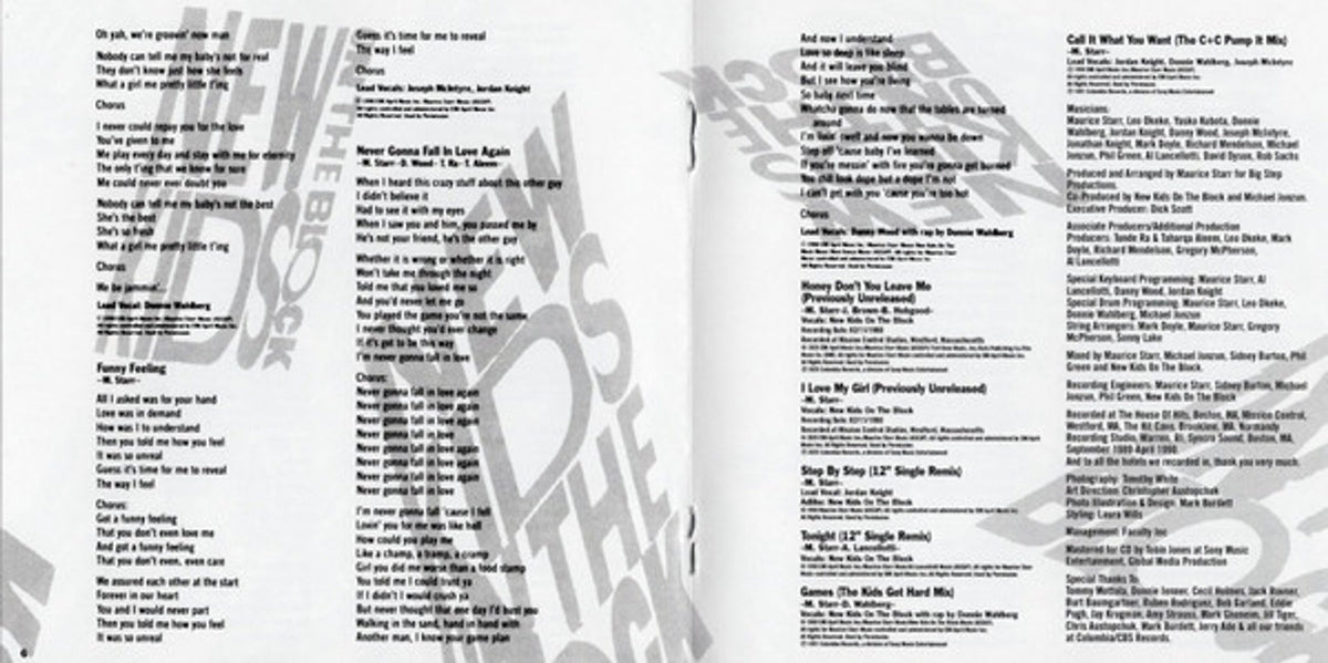 New Kids On The Block – Step By Step Music CD