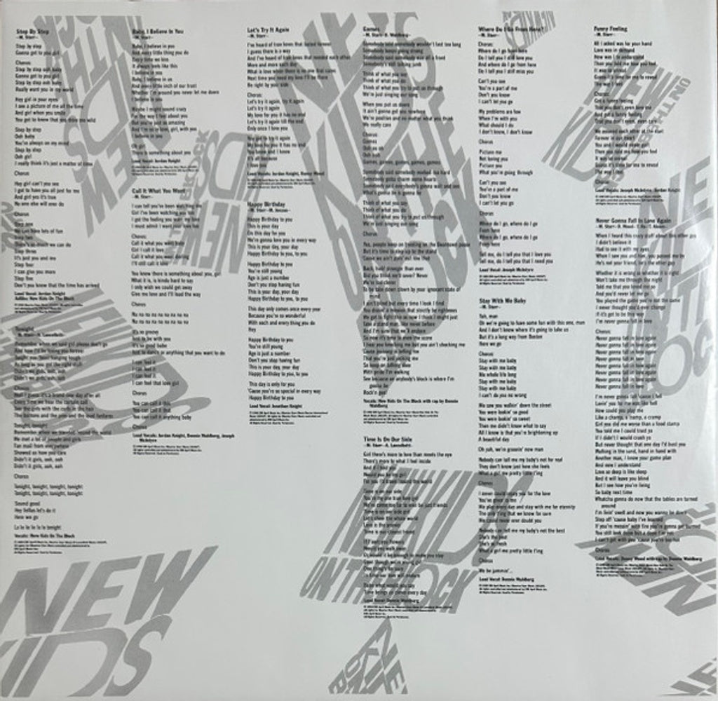 New Kids On The Block – Step By Step (LP Vinyl) Vinyl Record