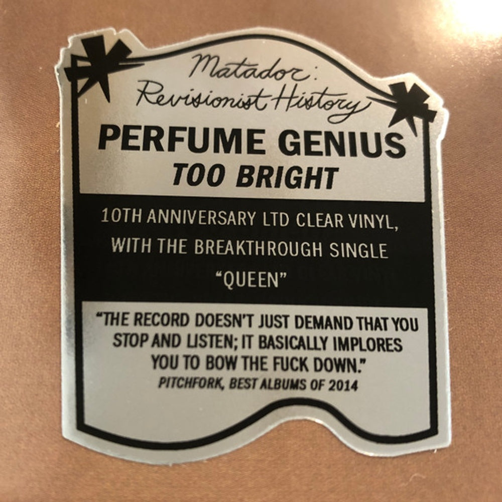 Perfume Genius – Too Bright (LP Clear Vinyl) Vinyl Record