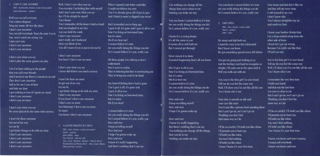 Phil Collins – Hello I Must Be Going Music CD