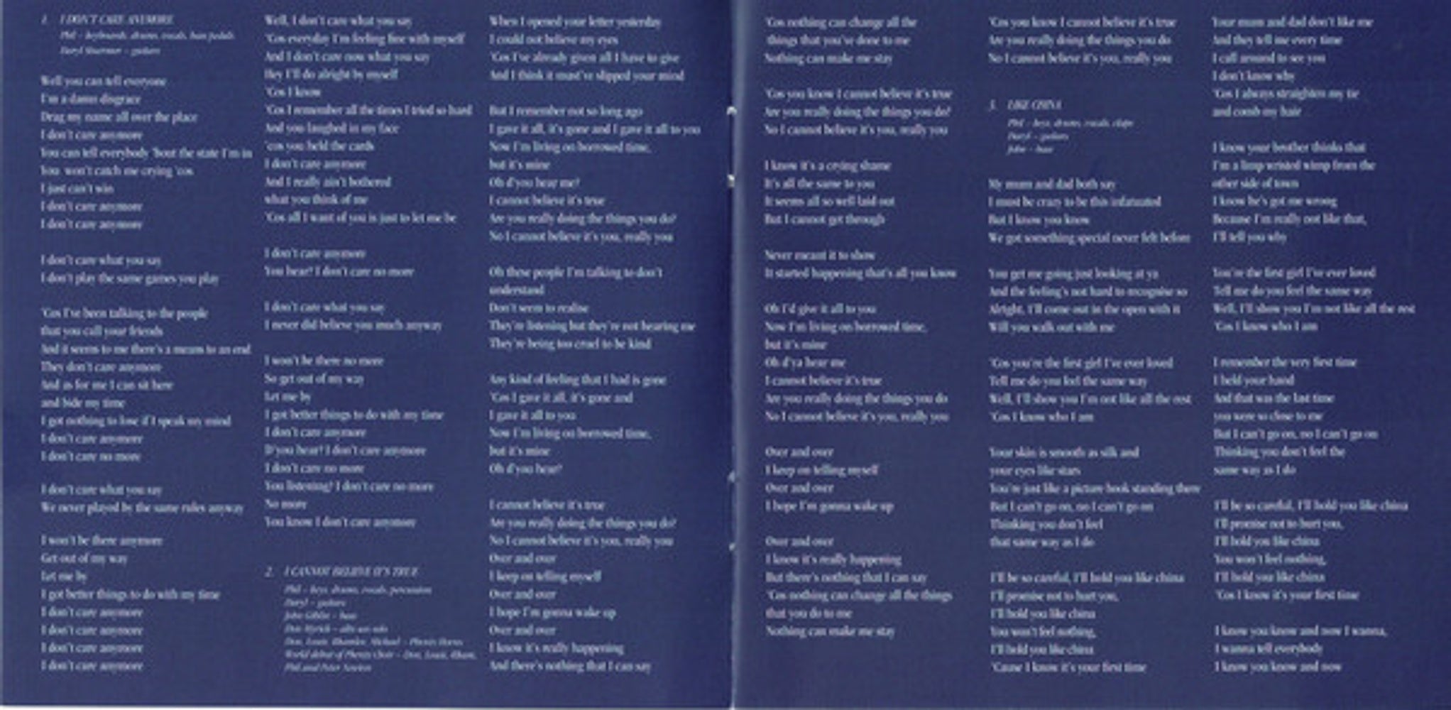 Phil Collins – Hello I Must Be Going Music CD
