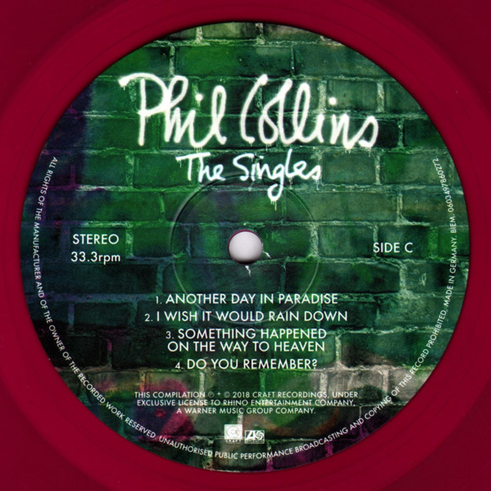 Phil Collins – Singles (2-LP Vinyl) Vinyl Record
