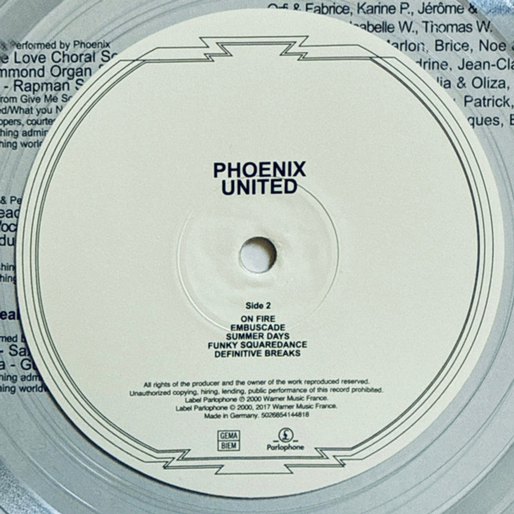 Phoenix – United (LP Vinyl) Vinyl Record