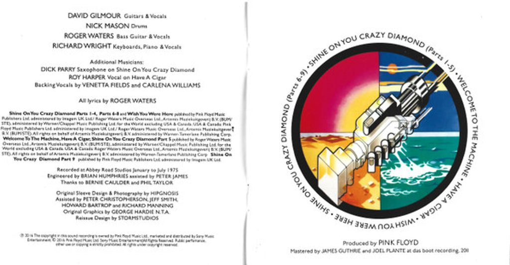 Pink Floyd – Wish You Were Here Music CD