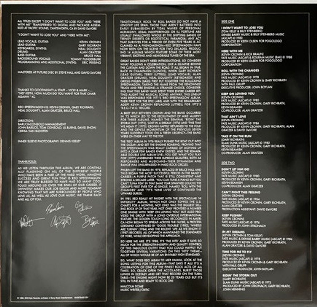 REO Speedwagon – The Hits (LP Vinyl) Vinyl Record