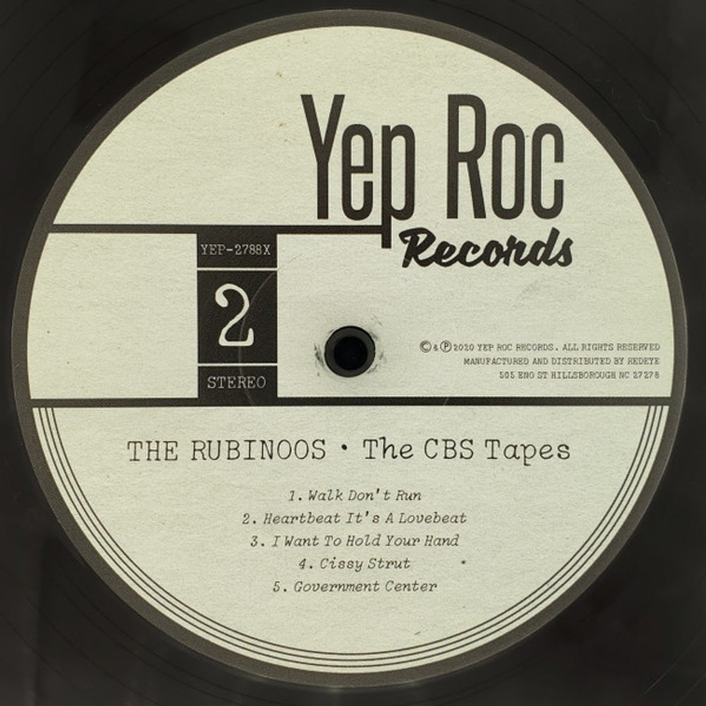 The Rubinoos – The CBS Tapes (Colored Vinyl LP) Vinyl Record
