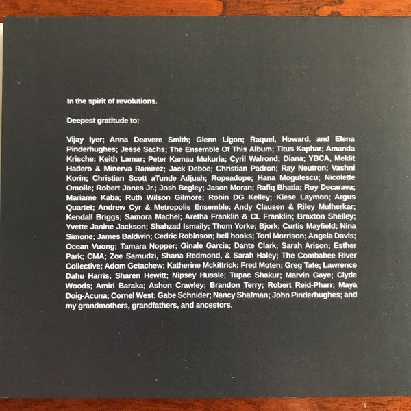 Samora Pinderhughes – GRIEF Music CD