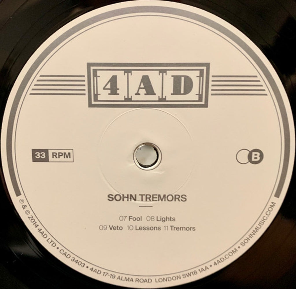 Sohn – Tremors (LP Vinyl) Vinyl Record