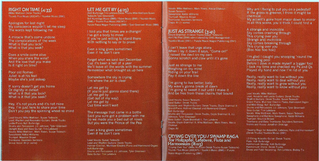 Tedeschi Trucks Band – Let Me Get By Music CD