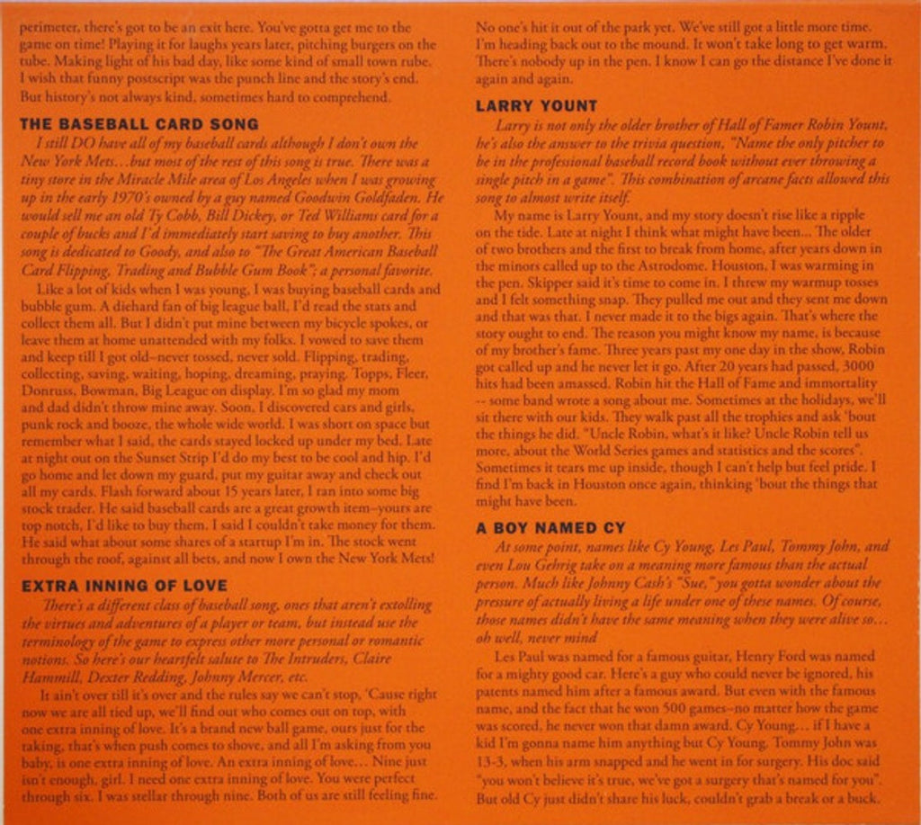 The Baseball Project – 3rd Music CD