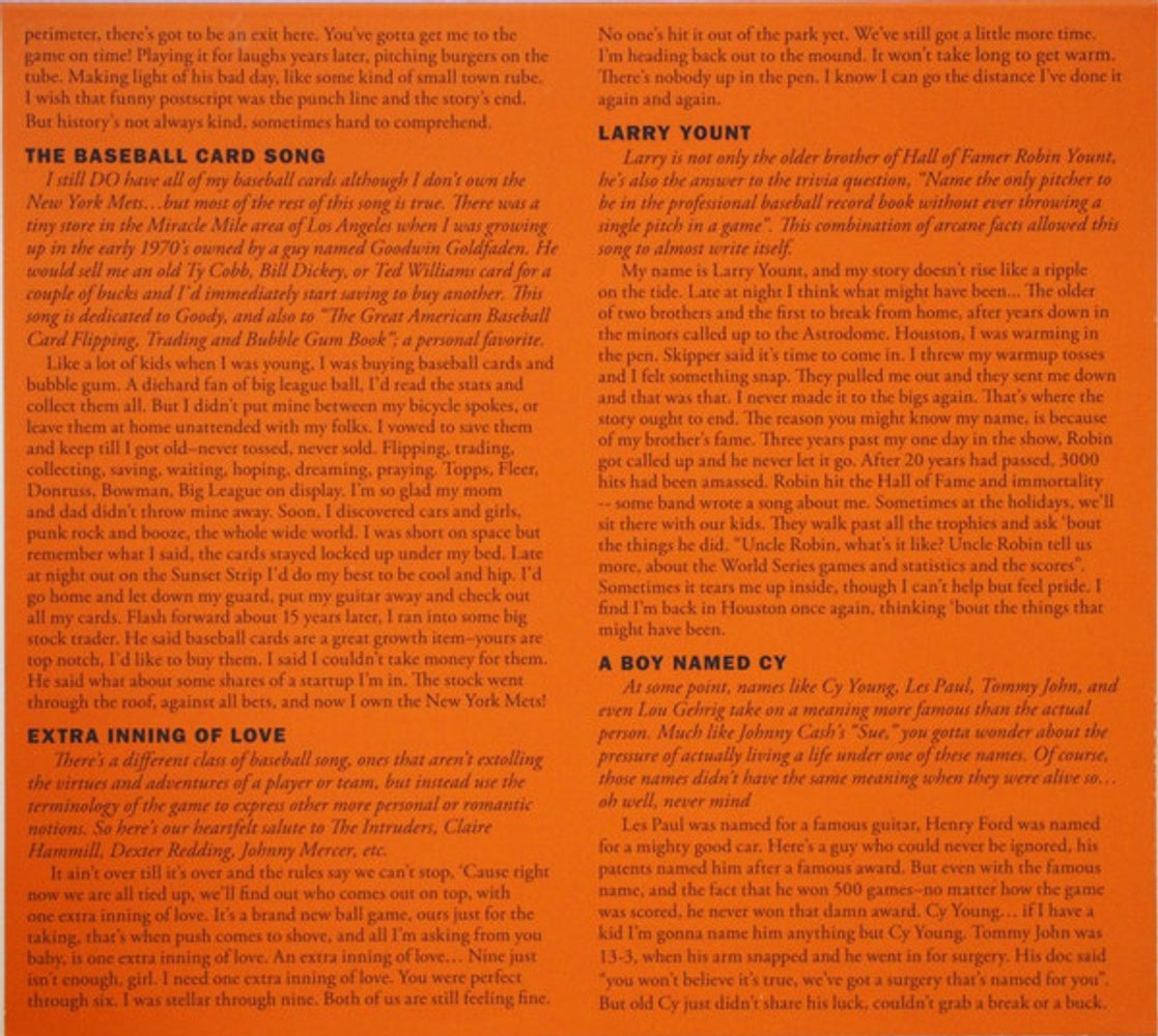 The Baseball Project – 3rd Music CD