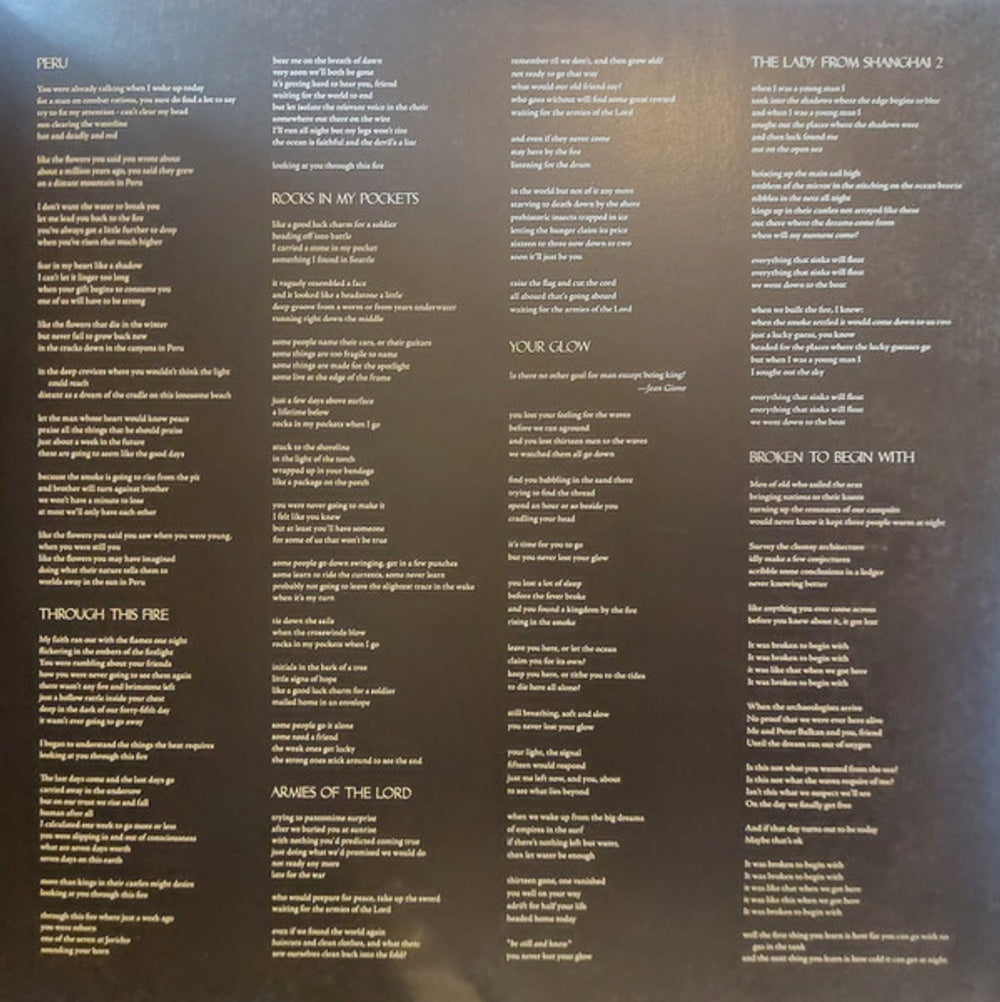 The Mountain Goats – Through This Fire Across from Peter Balkan (2-LP Vinyl) Vinyl Record