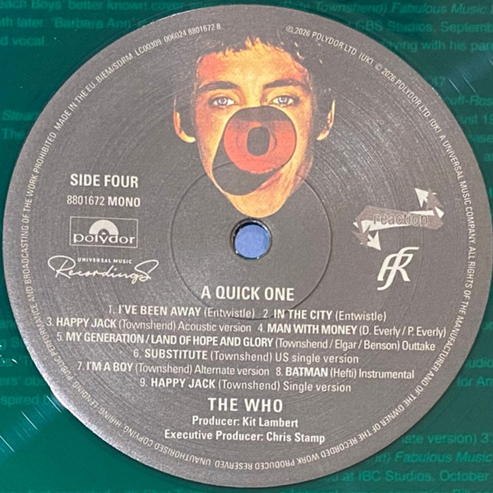 The Who – A Quick One (2-LP Vinyl) Vinyl Record