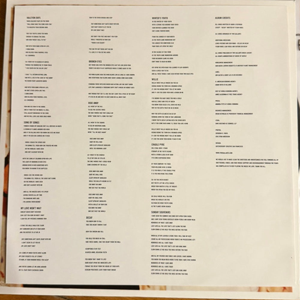 Two Gallants – The Bloom and The Blight (LP Vinyl) Vinyl Record