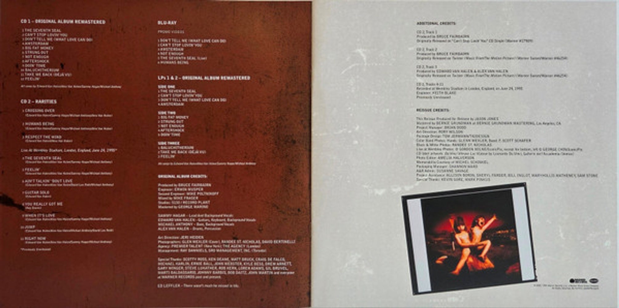 Van Halen – Balance (2-LP Vinyl + 2-CD + Blu-ray) Vinyl Record