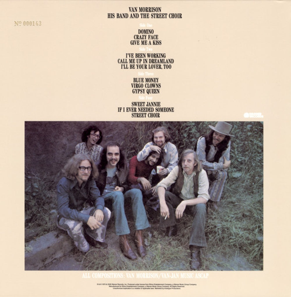Van Morrison – His Band & the Street Choir (2-LP Vinyl) Vinyl Record